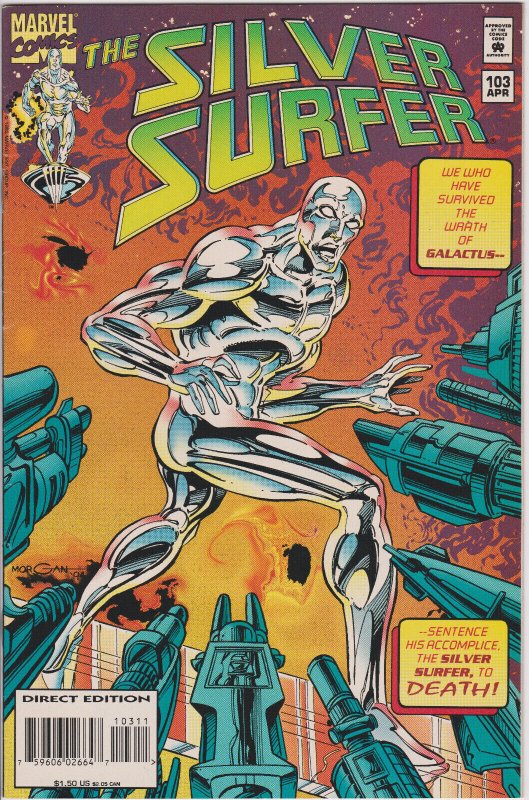 Silver Surfer #103, Vol. 3(1987-98) Marvel Comics,High Grade  