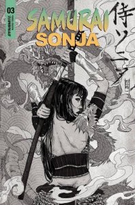 Samurai Sonja #3O VF/NM ; Dynamite | Red Sonja spin-off FOC 1:7 variant