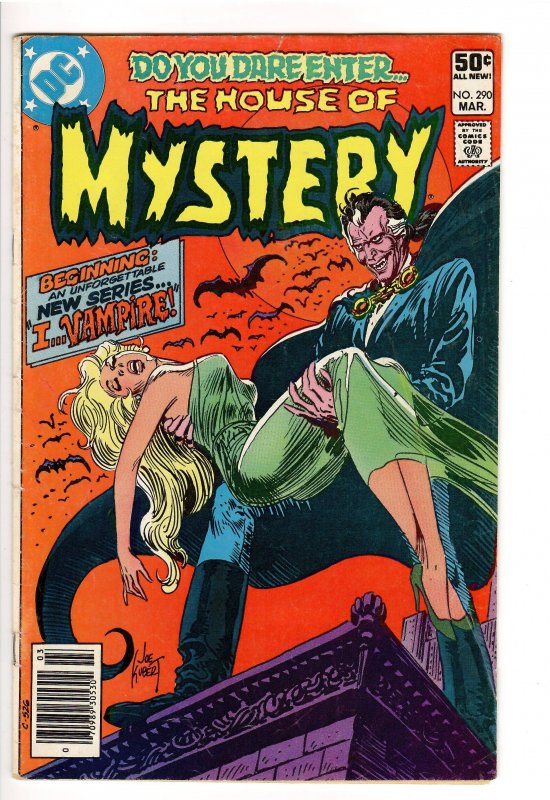 HOUSE OF MYSTERY 290 VG 4.0 NEWSSTAND!! 1st APP. I VAMPIRE