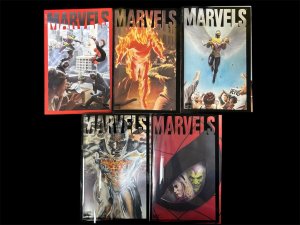 MARVELS #0-4 Complete Series Lot 1994 Alex Ross Kurt Busiek Marvel Comics