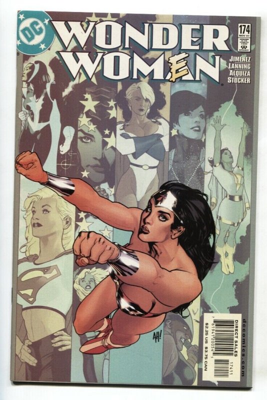 Wonder Woman #174-Adam Hughes cover 2001 DC comic book