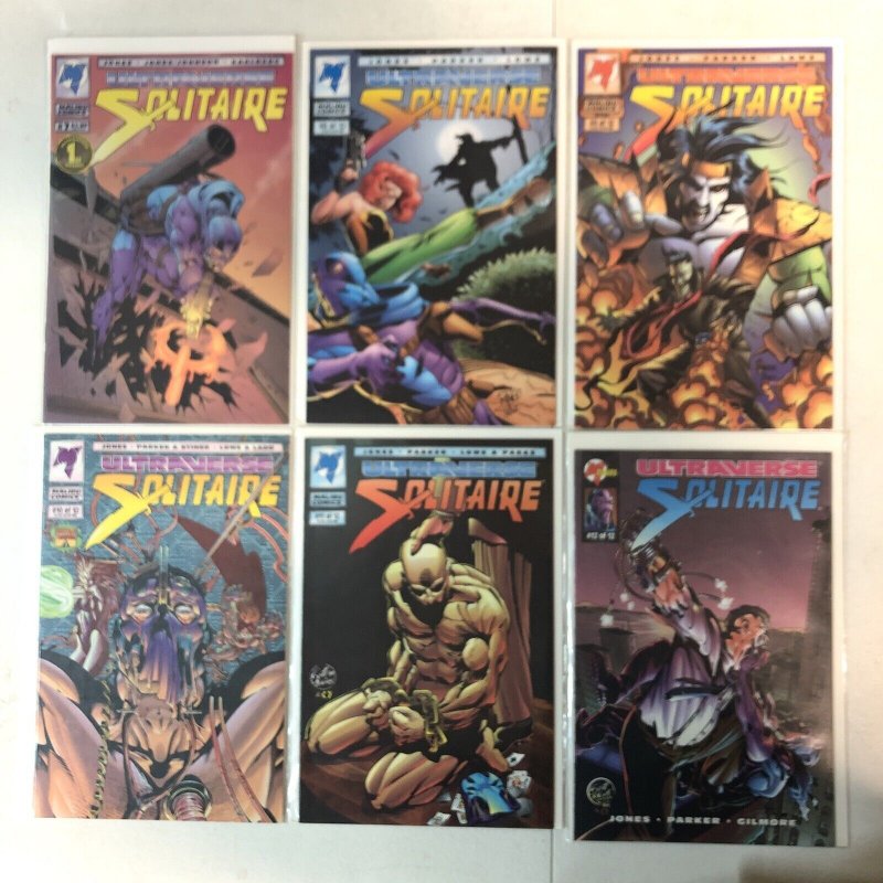 Solitaire (1993) #1-12 (VF/NM) Complete Set Malibu Ultraverse