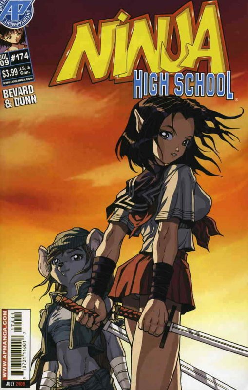 Ninja High School #174 VF; Malibu | save on shipping - details inside