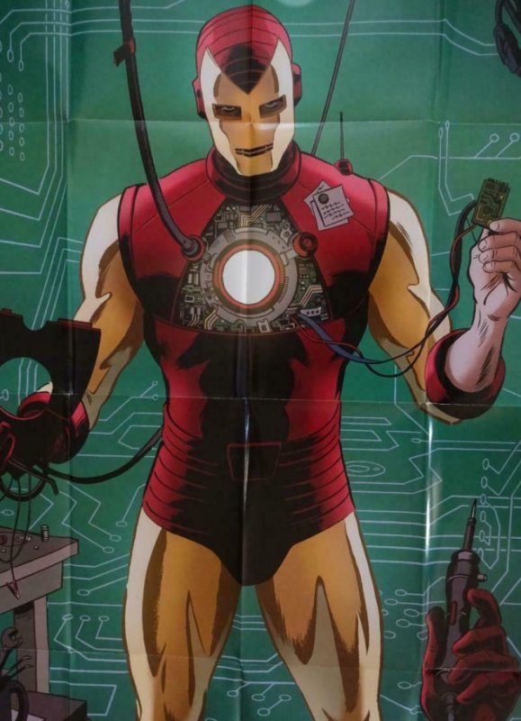 IRON MAN Promo Poster, 24 x 36, 2013, MARVEL, Unused more in our store 309