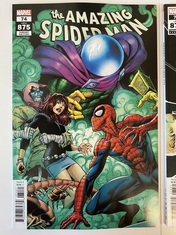 AMAZING SPIDER-MAN #74 1:25 FORESHADOW + 1:50 BAGLEY VAR SET IN-HAND SHIPS NOW!