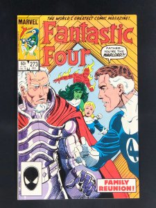 Fantastic Four #273 (1984) 1st Full Appearance of Nathaniel Richards