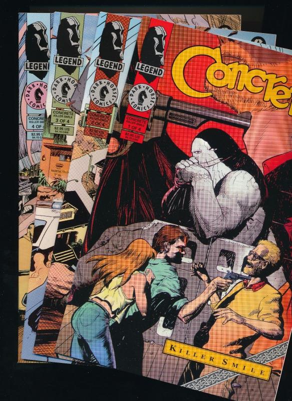 CONCRETE #1-4 (1,2,3,4) Mini series run  ~ Dark Horse Comics ~ NM (HX405)