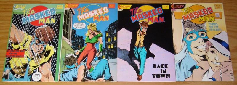 Masked Man #1-12 VF/NM complete series B.C. BOYER eclipse comics set lot 1984