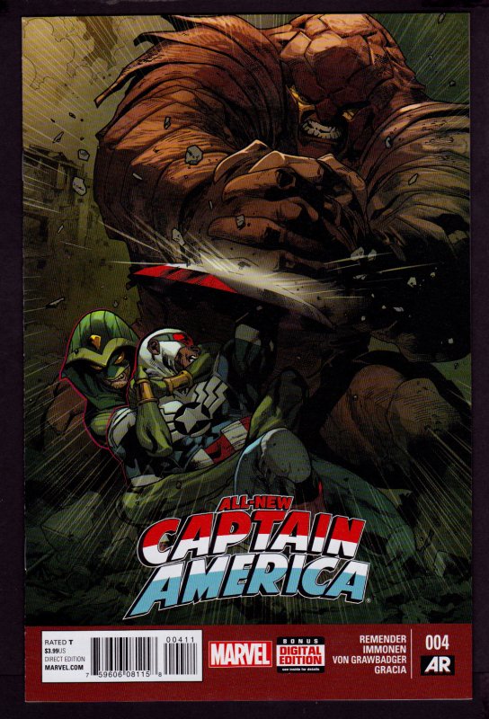 Captain America All New #4 (Apr 2015 Marvel) 9.4 NM