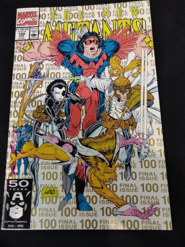 New Mutants #100 Second Print Variant FINAL ISSUE FIRST X-FORCE APPEARANCE