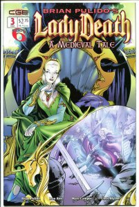 LADY DEATH : MEDIEVAL TALE #3, NM+, Brian Pulido, 2003, more LD in store