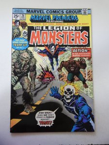 Marvel Premiere #28 (1976) 1st App of the Legion of Monsters! VF Condition