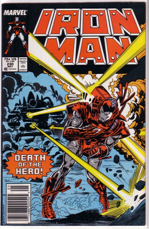 Iron Man   vol. 1  #230 MJ FN (Stark Wars 6) Michelinie/Bright