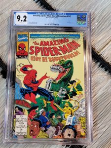 CGC 9.2 Amazing Spider-man Riot at Robotworld #2 Comic Book 1991 NACME Special