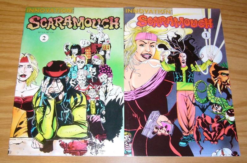 Scaramouch #1-2 VF/NM complete series - supernatural investigators - comics set