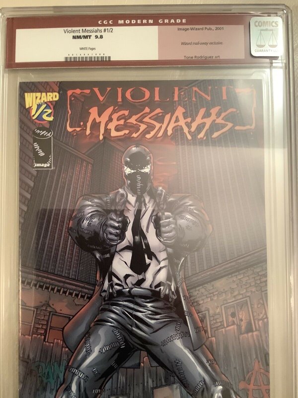 Violent Messiahs Wizard 1/2 Mail Away CGC Old Red Label 9.8