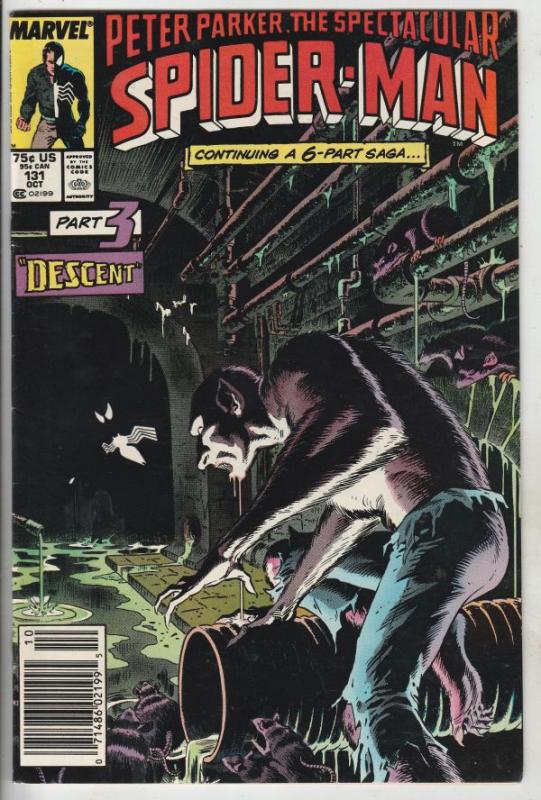 Spider-Man, Peter Parker Spectacular #131 (Oct-87) NM- High-Grade Spider-Man