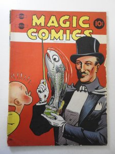 Magic Comics #11 (1940) FR/GD Condition 3 in cumulative spine split