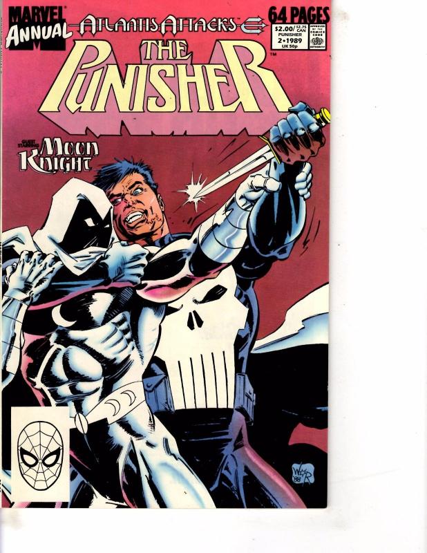Lot Of 2 Comic Books Marvel Punisher Annual #1 and #2  Thor   WT21