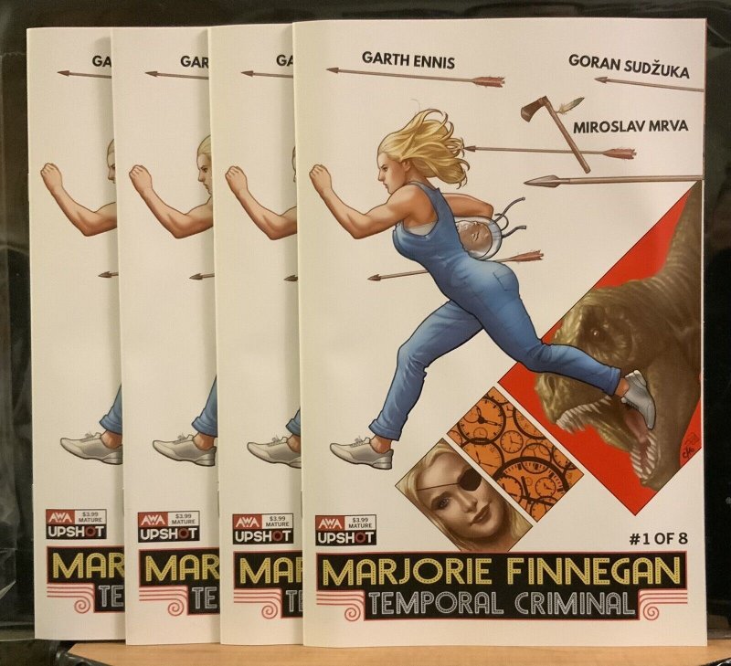 MARJORIE FINNEGAN TEMPORAL CRIMINAL #1 Cover C 4 Books Lot! VFN/NM GARTH ENNIS 