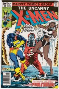 X-Men 124 strict VF/NM 9.0 High-Grade  1st Appearance - Proletarian!