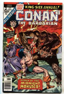 CONAN THE BARBARIAN ANNUAL #2--comic book--1st Thoth-Amon--1976