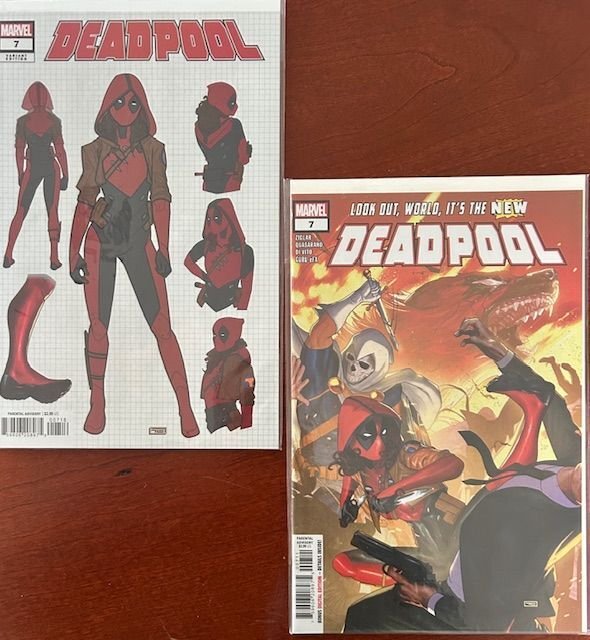 Deadpool #7 (2024) LOT of 2 cover variants