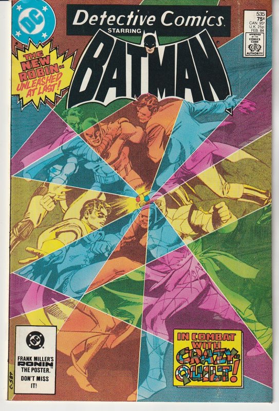 Detective Comics(vol. 1) # 535 New Robin's Baptism of Fire, Green Arrow