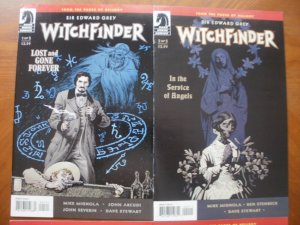 4 Near-Mint Dark Horse Comic WITCHFINDER #1 2 3 4 (2011) Lost Gone Service Angel