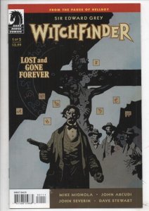 WITCHFINDER #1, VF/NM, 2011, Sir Edward Gray, Mignola, more Dark Horse in store