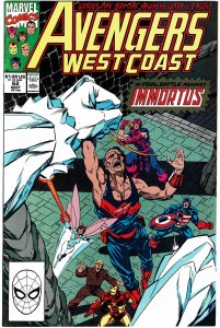 Avengers West Coast #62 1st Timekeepers NM