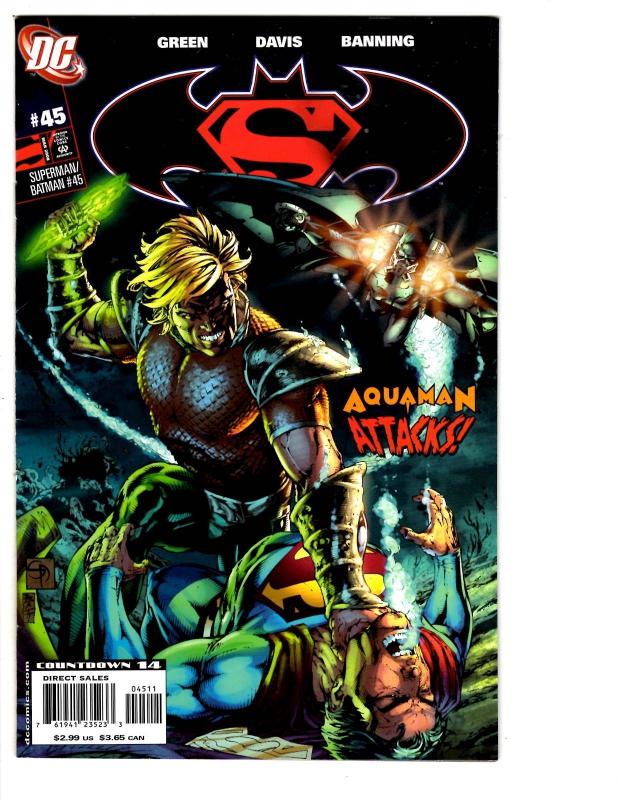 5 Superman/Batman DC Comic Books #41 42 43 44 45 Darkseid Aquaman Dr. Light BH24