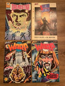 Lot Of 4 First Comics Comic Books Warp # 1 9 + Sensei # 1 + Dreadstar # 37 J938