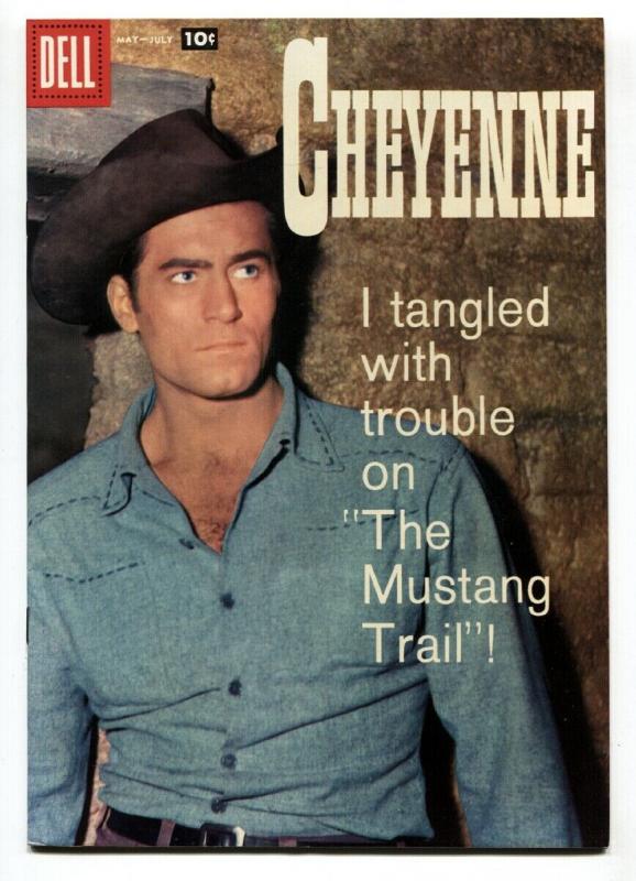 Cheyenne #7 1958- Dell Western- Clint Walker VF+