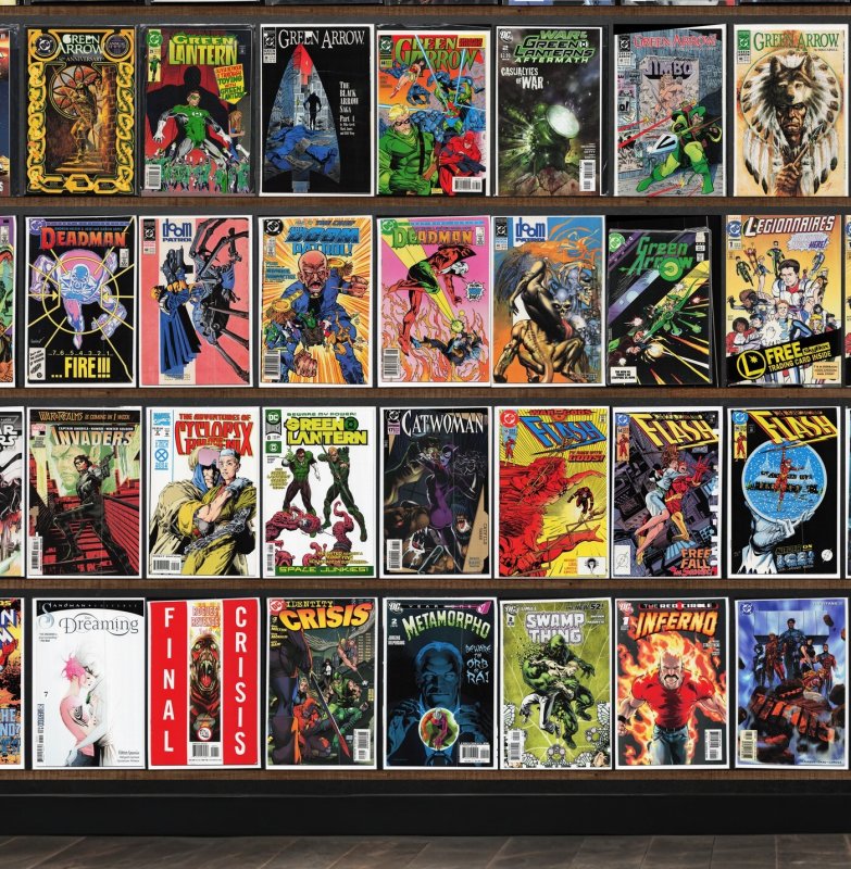 Huge Lot 160+ Comics with Green Arrow, 52, Gunfire, The Flash & More!