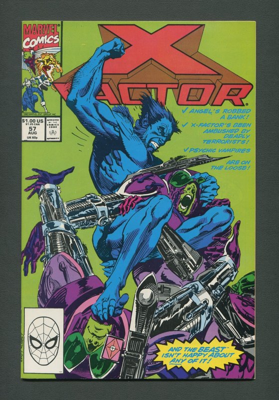 X-Factor #57  / 9.6 NM+ /  August 1990