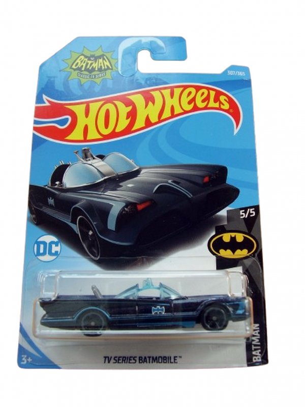 ​  Batimovil Serie 1966 Celeste Hot Wheels