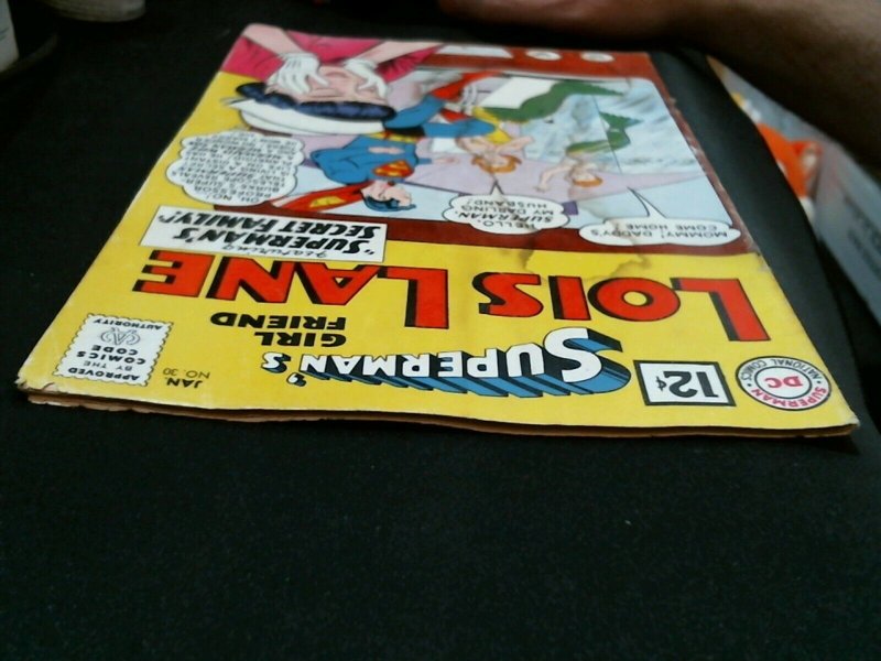 Superman's Girlfriend Lois Lane #30 Low Grade Jan 1962 DC