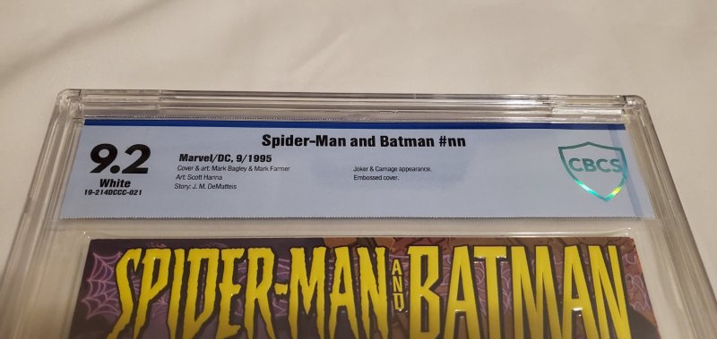 Spider-Man and Batman - CBCS 9.2 - DC Marvel Team Up