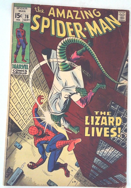 Amazing Spider-Man (1963 series)  #76, Fine+ (Actual scan)