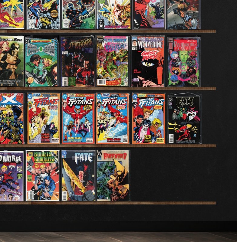 Huge Lot 150+ Comics with Countdown, Captain America, Teen Titans & More!