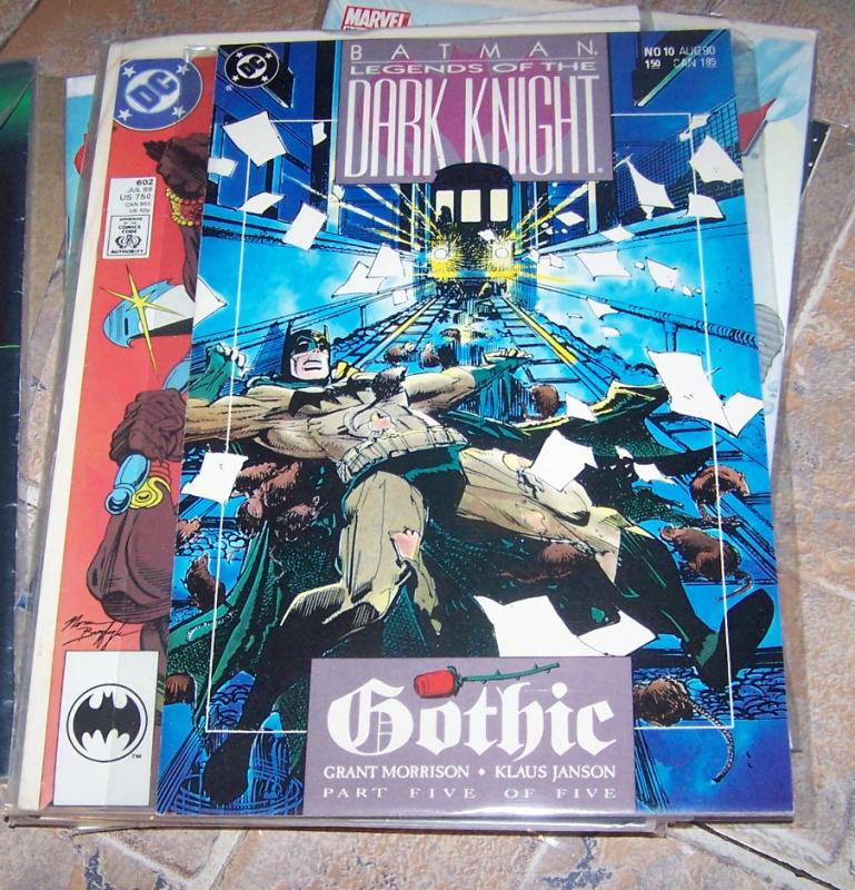 Batman: Legends of the Dark Knight  # 10 (AUG  1990, DC) GOTHIC+ GRANT  MORRISON