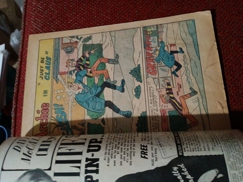 Archie Giant Series #144 January 1967 Mlj Comics Silver Age christmas stocking
