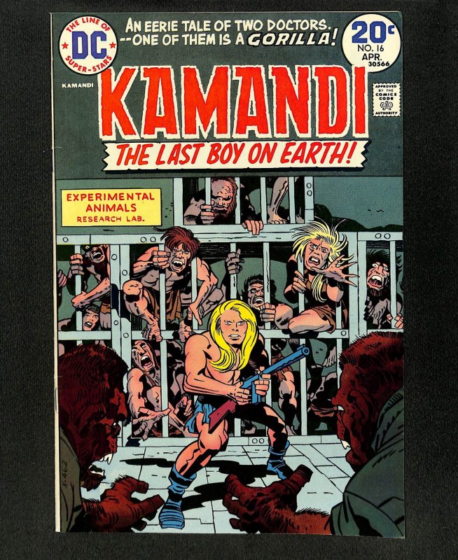 Kamandi, The Last Boy on Earth #16