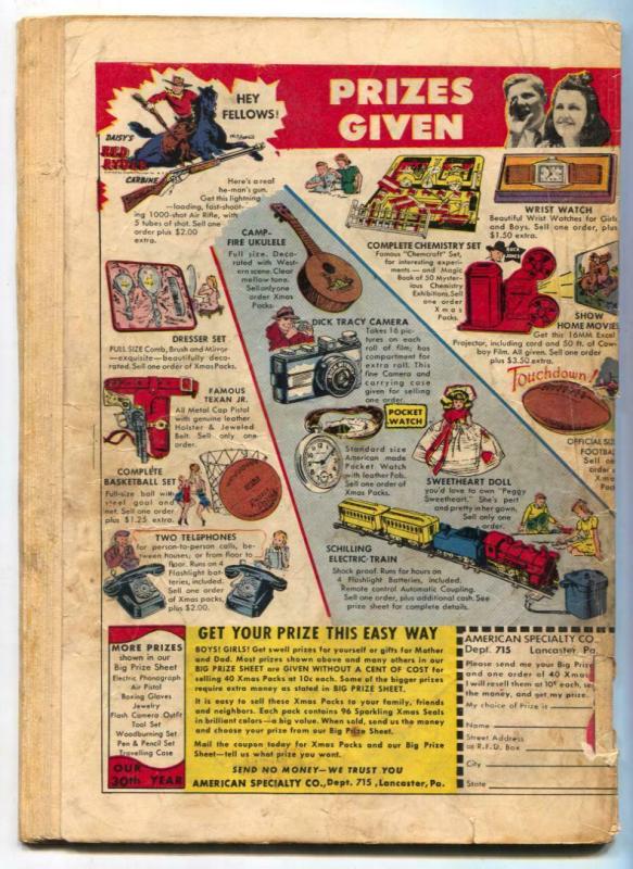 Feature Comics #128 1948- DOLL MAN- Golden Age G
