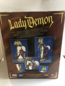 Lady Demon(2000) In Her Mirror Resin Statue| Eternal Toys|Chaos Comics| Not Used 699788201053