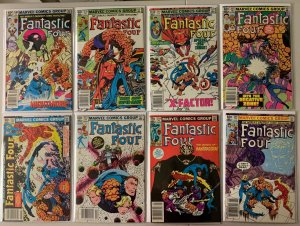 Fantastic Four lot #248-297 + Annuals Marvel Newsst. (avg VF) 36 diff (1982-'86)