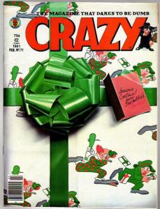 CRAZY (1973 MARVEL) 71 VG-F  Feb. 1981