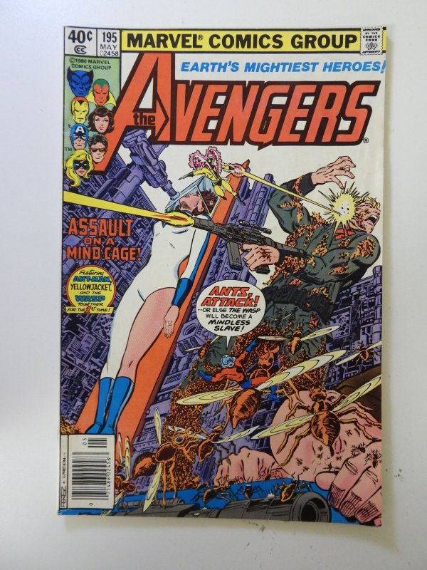 The Avengers #195 (1980) 1st cameo appearance Taskmaster VG/FN moisture damage