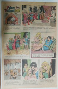 Prince Valiant Sunday #1705 by Hal Foster from 10/12/1969 Rare Full Page Size !